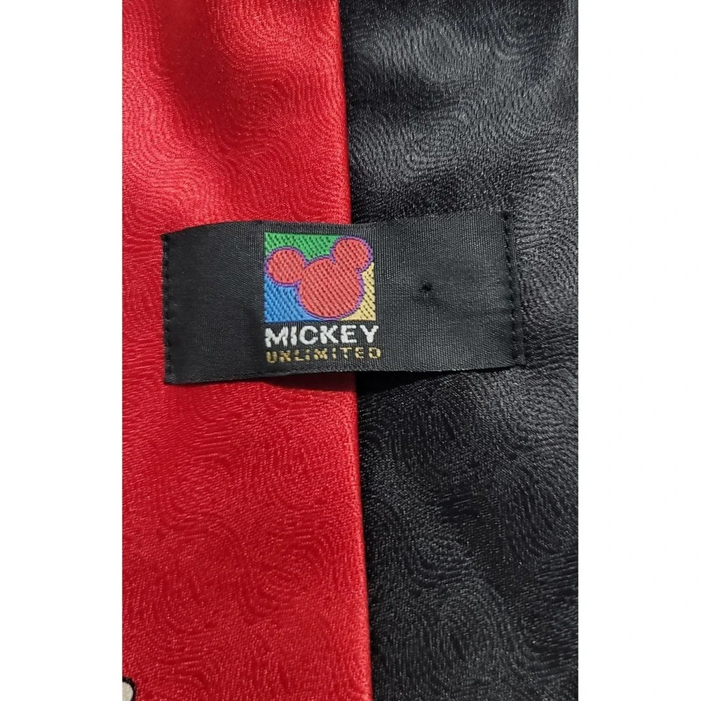 Vintage‎ Disney Mickey Mouse Conductor Men's Tie 100% Polyester